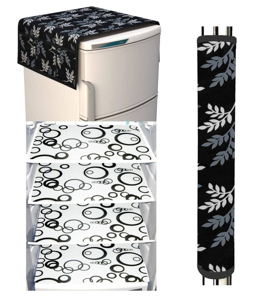 Shaphio Set of 6 Polyester Multi Fridge Top Cover Shaphio Set of 6 Polyester Multi Fridge Top Cover