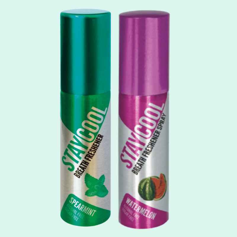     			StayCool (1Mint +1Fruity Mint) Breath Freshener Spray 40 mL Pack of 2