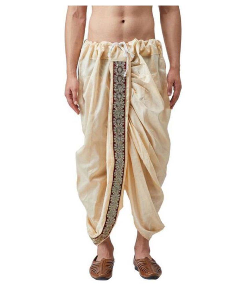     			GN hub Beige Dhoti Single Pack