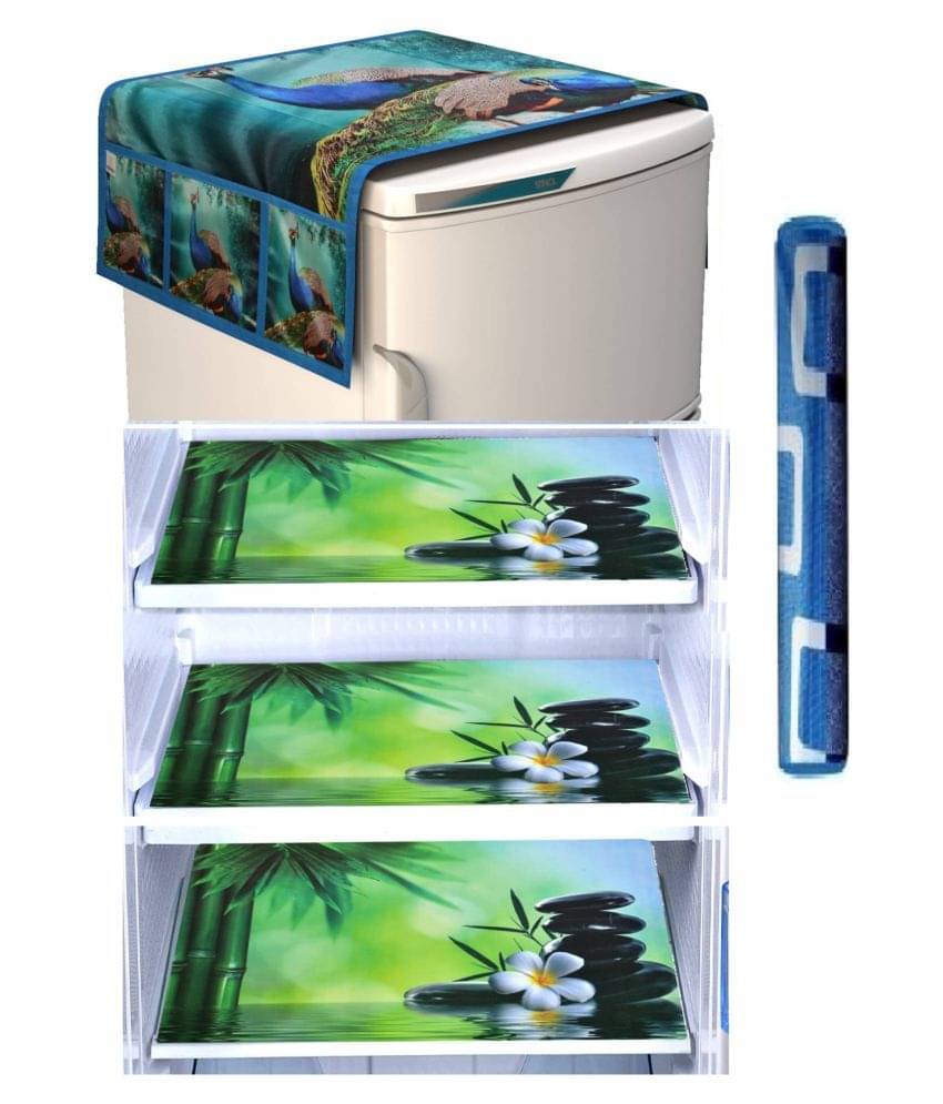 Shaphio Set of 5 Jute Multi Fridge Top Cover Shaphio Set of 5 Jute Multi Fridge Top Cover