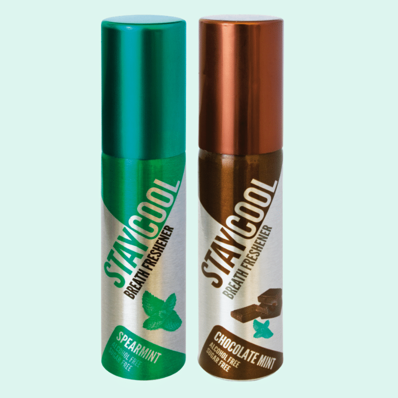     			StayCool (1 Mint + 1 Sweet) Breath Freshener Spearmint , Chocolate 40 mL Pack of 2