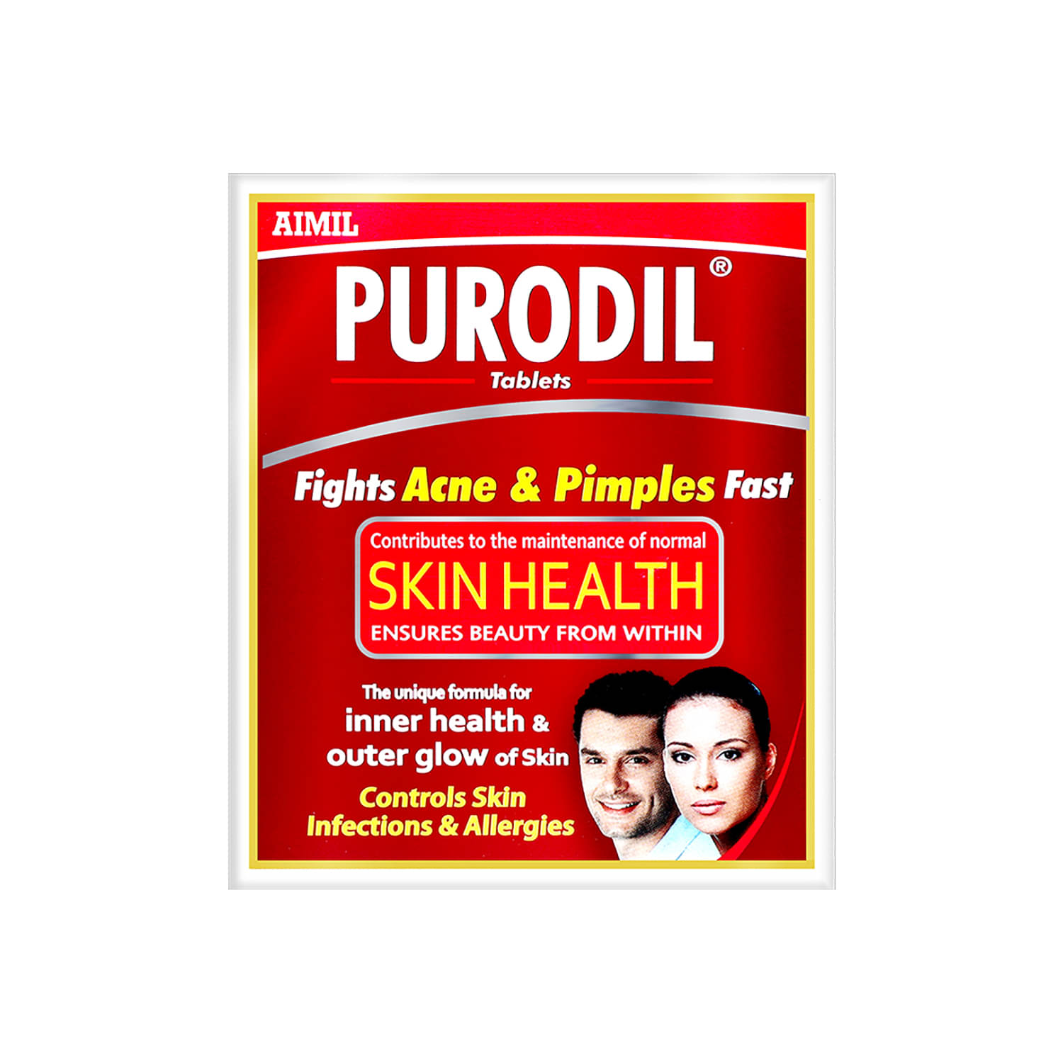     			Aimil Purodil Acne & Pimple Remover Tablet 30 no.s