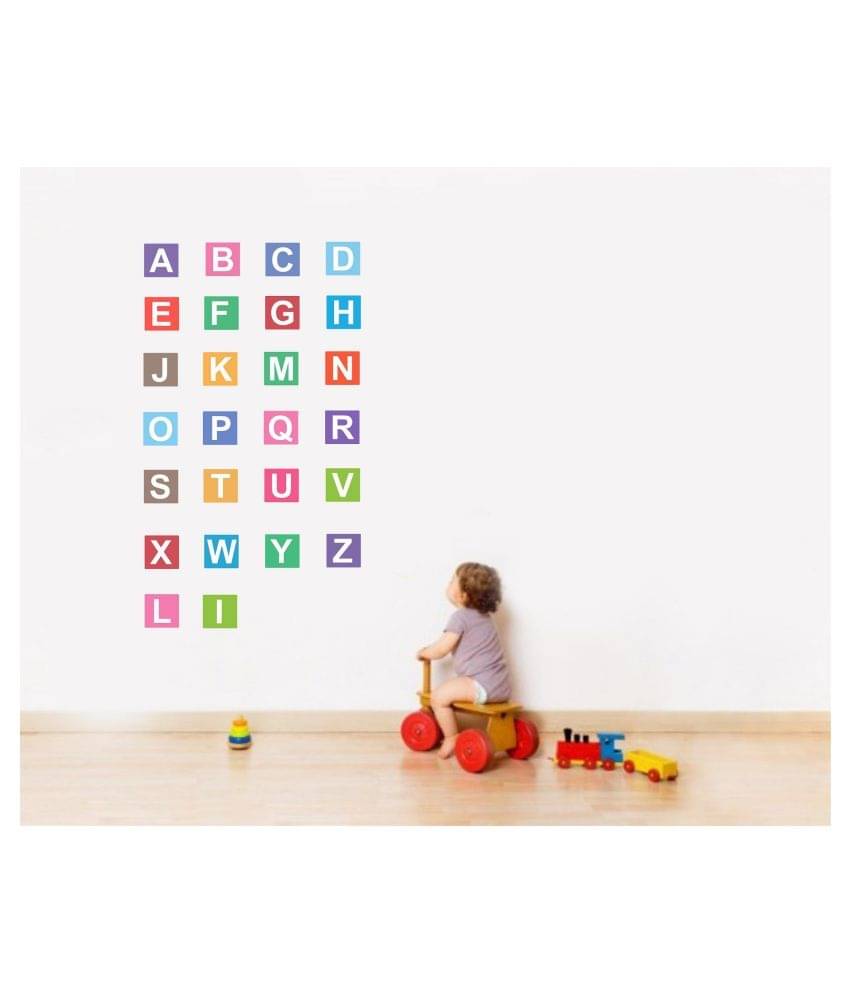 Asmi Collection Alphabets Wall Stickers for Kids Room Sticker ( 130 x 75 cms ) Asmi Collection Alphabets Wall Stickers for Kids Room Sticker ( 130 x 75 cms )