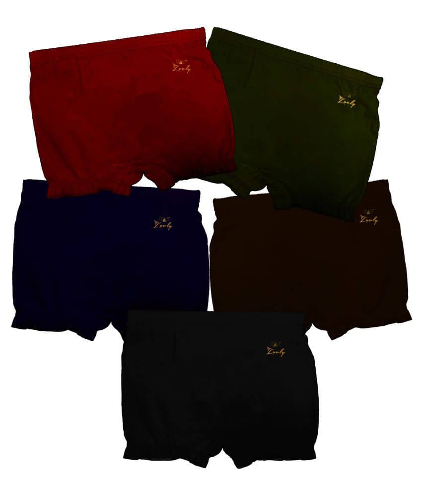 HAP Pack of 5 Boys Cotton Boxers ( Multi Color ) - Nightwear & Loungewear | Buy online on ZillyBuy