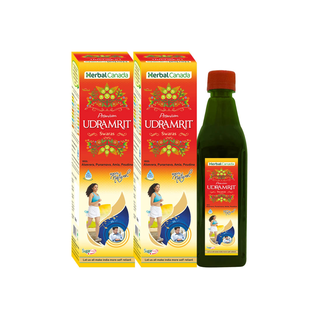 Herbal Canada Udramrit Swaras Liquid 500 Ml Pack of 2 Herbal Canada Udramrit Swaras Liquid 500 Ml Pack of 2