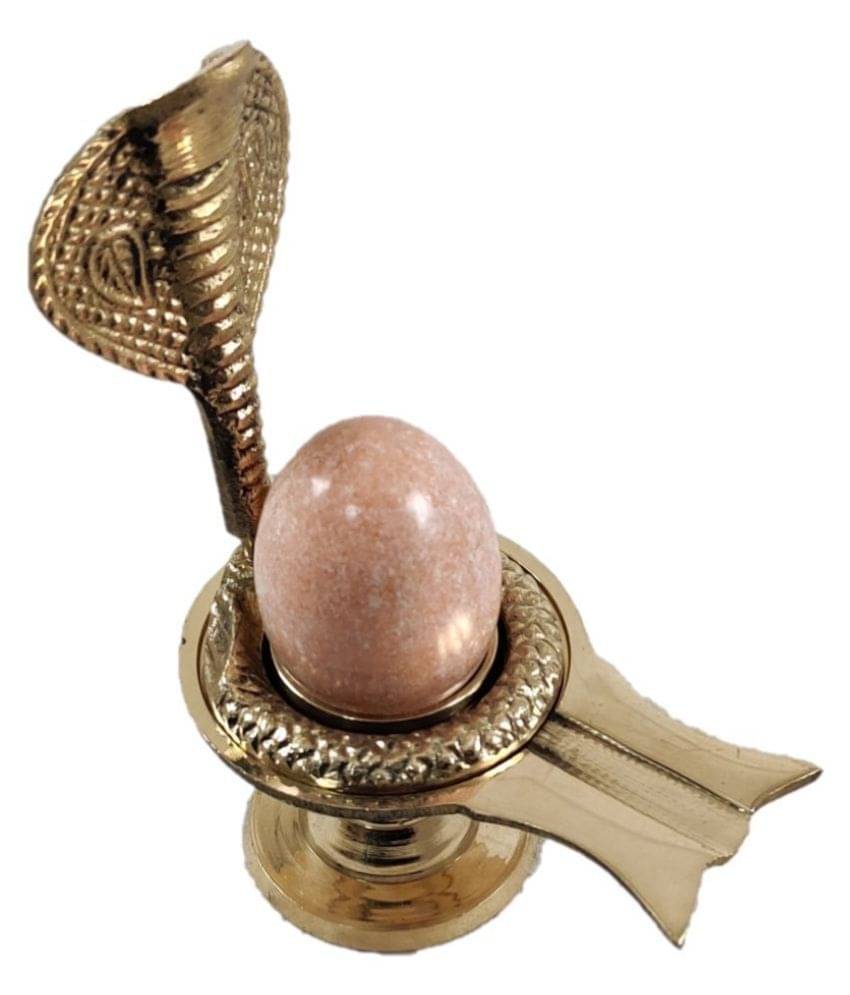     			Neo Classic Brass Shivling Idol ( 13 cm )