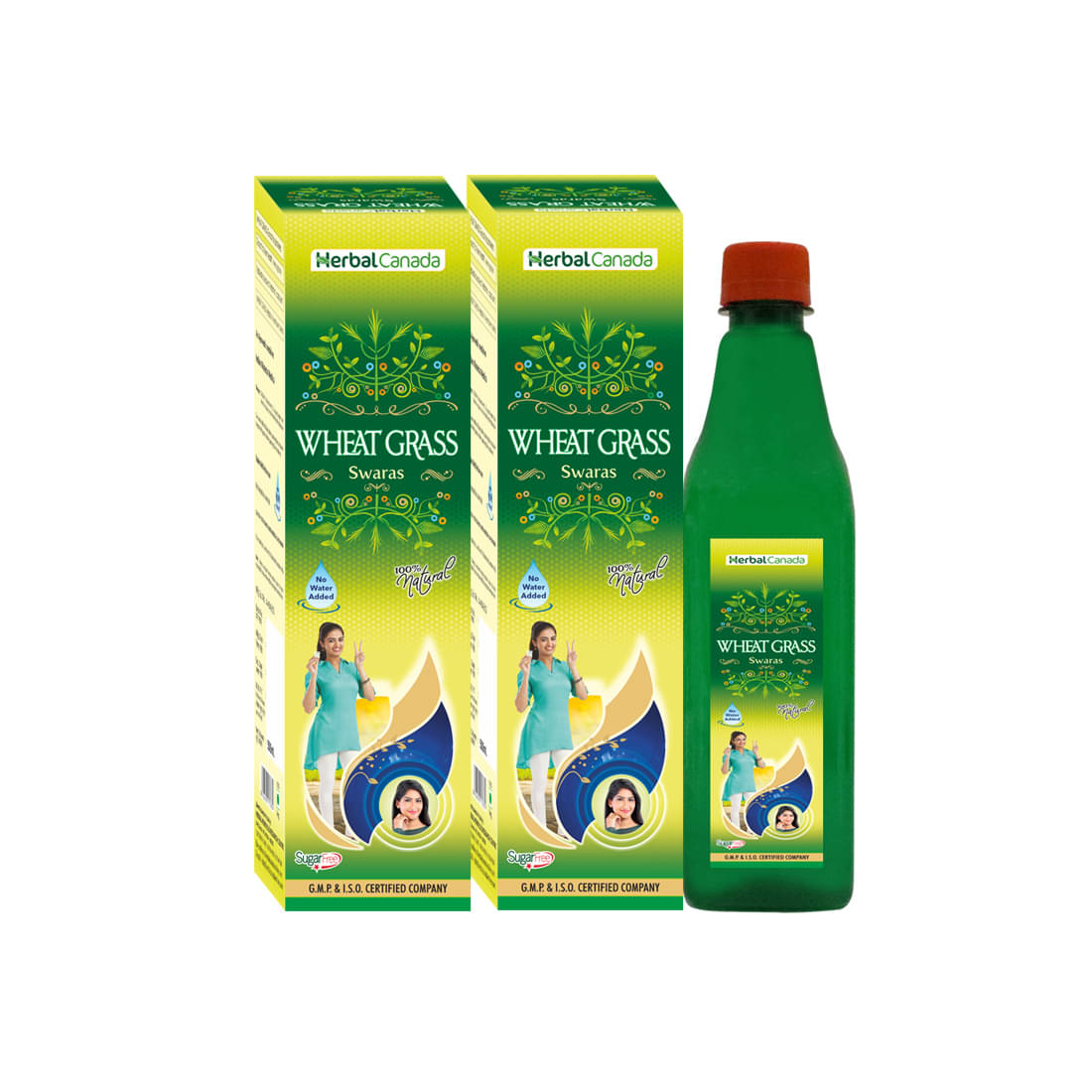 Herbal Canada Wheat Grass Ras Liquid 500 Ml Pack of 2 Herbal Canada Wheat Grass Ras Liquid 500 Ml Pack of 2
