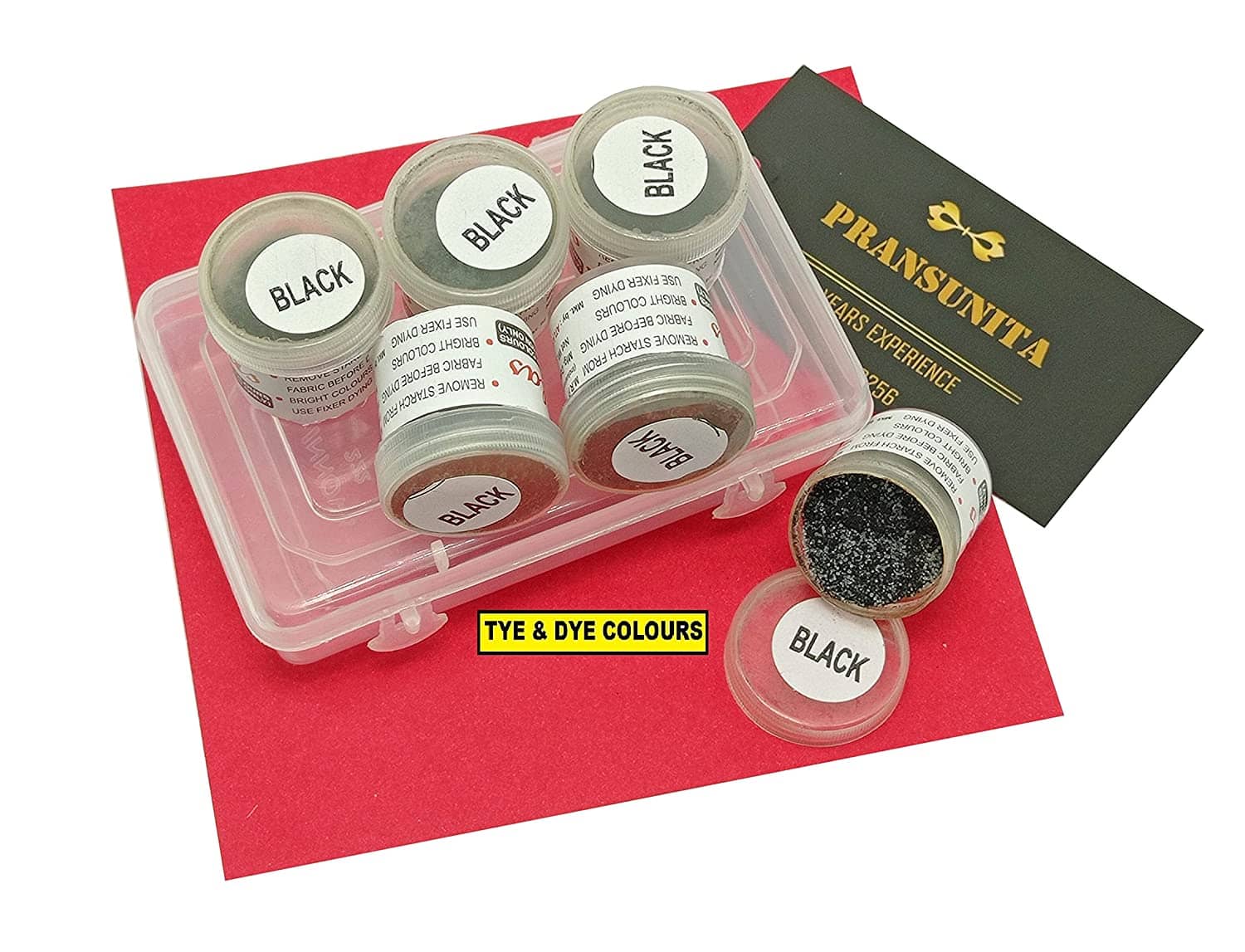 PRANSUNITA Other Tie & Dye Textile Pigment Powder Colors ( Pack of 6 ) - Stationery | Buy online on ZillyBuy