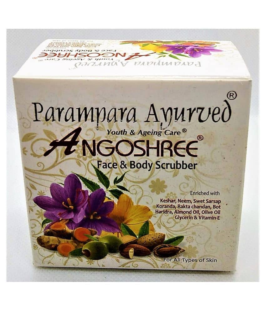 Parampara Ayurved Angoshree Face & Body Scrub Cream 100 g Pack of 2