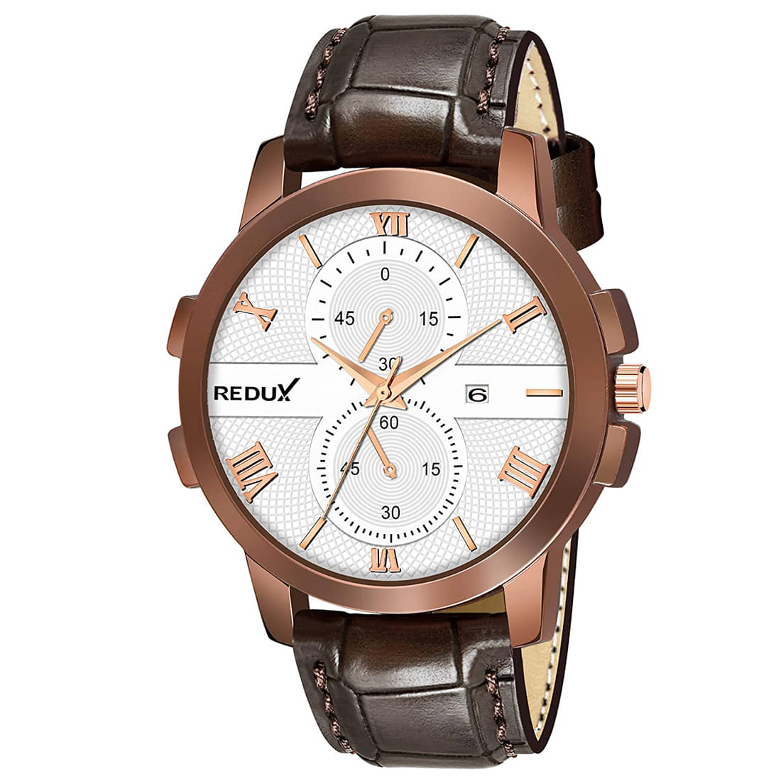     			Redux RWS0368S White Dial Leather Analog Men's Watch