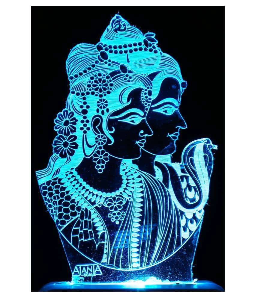 SUPER AJANTA SHIV PARVATI 2017 Night Lamp Multi - Pack of 1 - Electricals | Buy online on ZillyBuy