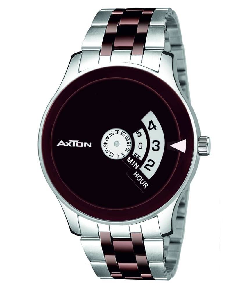 Axton AXC-2301PiDU BROWN-C Stainless Steel Analog Men's Watch Axton AXC-2301PiDU BROWN-C Stainless Steel Analog Men's Watch