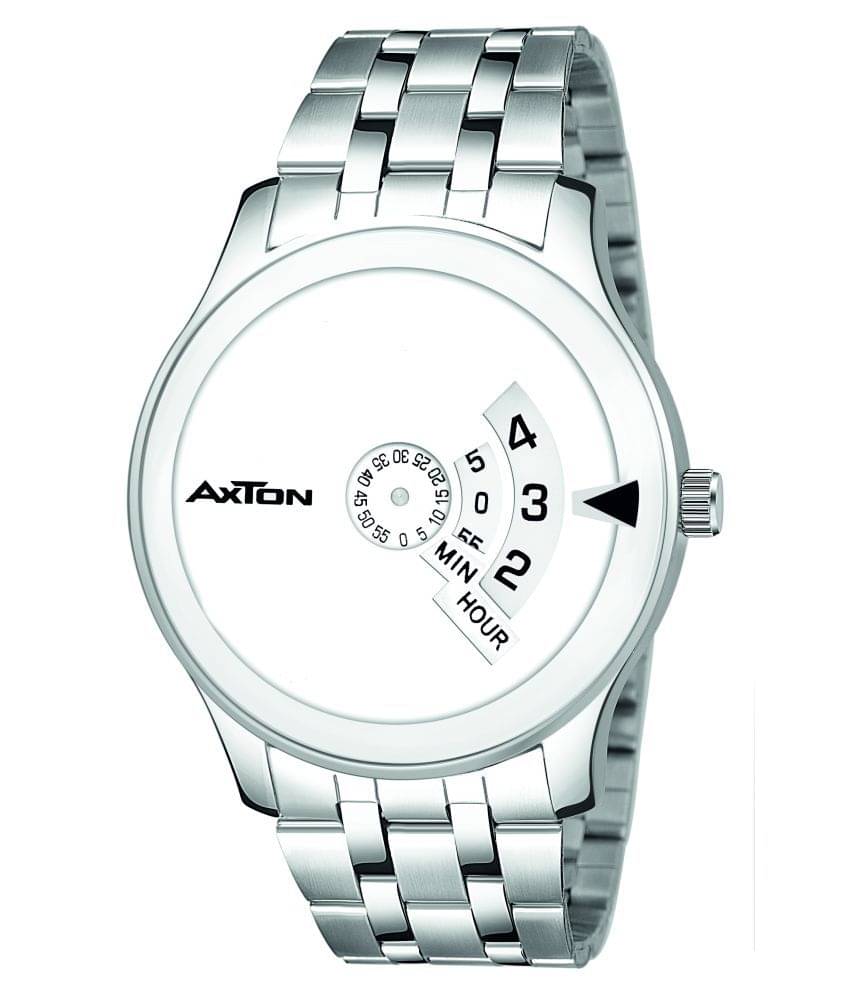 Axton AXC-2301PiDU WHITE-C Stainless Steel Analog Men's Watch Axton AXC-2301PiDU WHITE-C Stainless Steel Analog Men's Watch