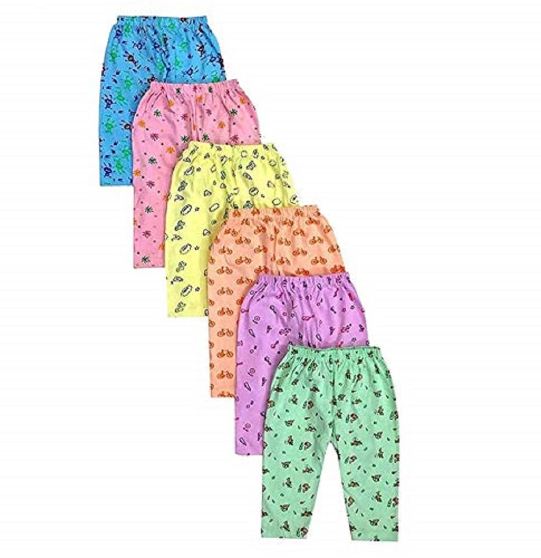     			PENYAN Pack of 6 Baby Girls Cotton Legging ( Multi )
