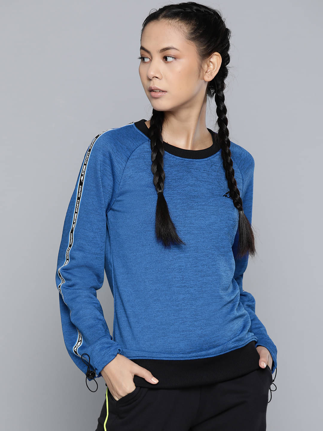     			Alcis - Blue Polyester Women's Sweatshirt
