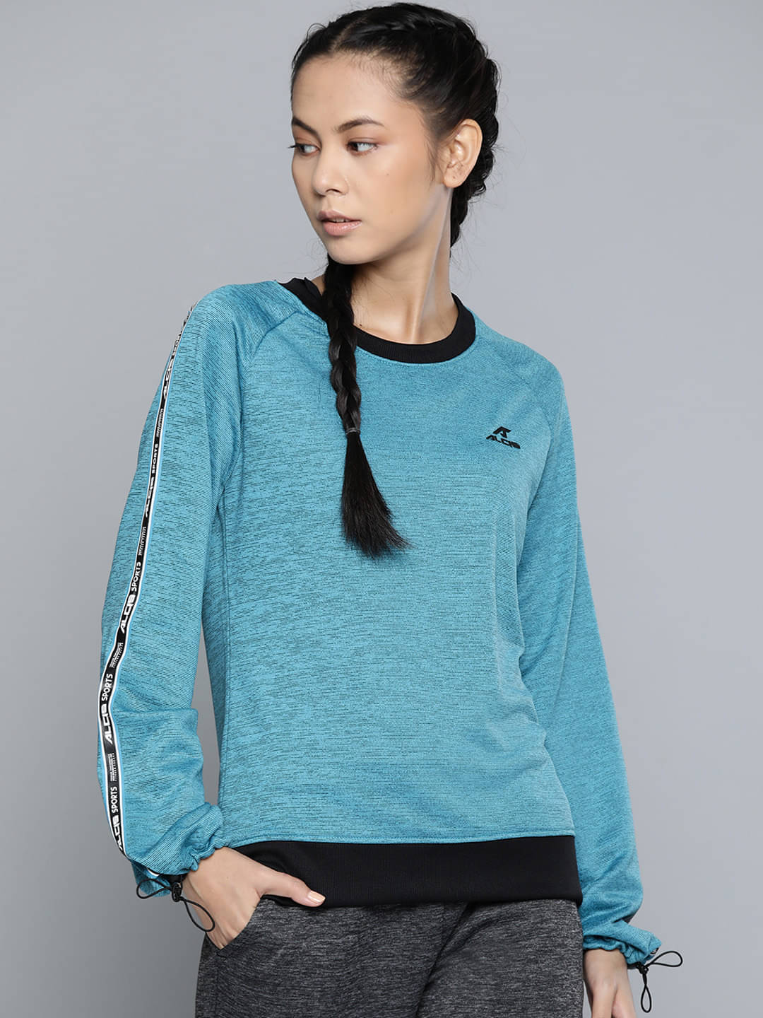    			Alcis - Blue Polyester Women's Sweatshirt