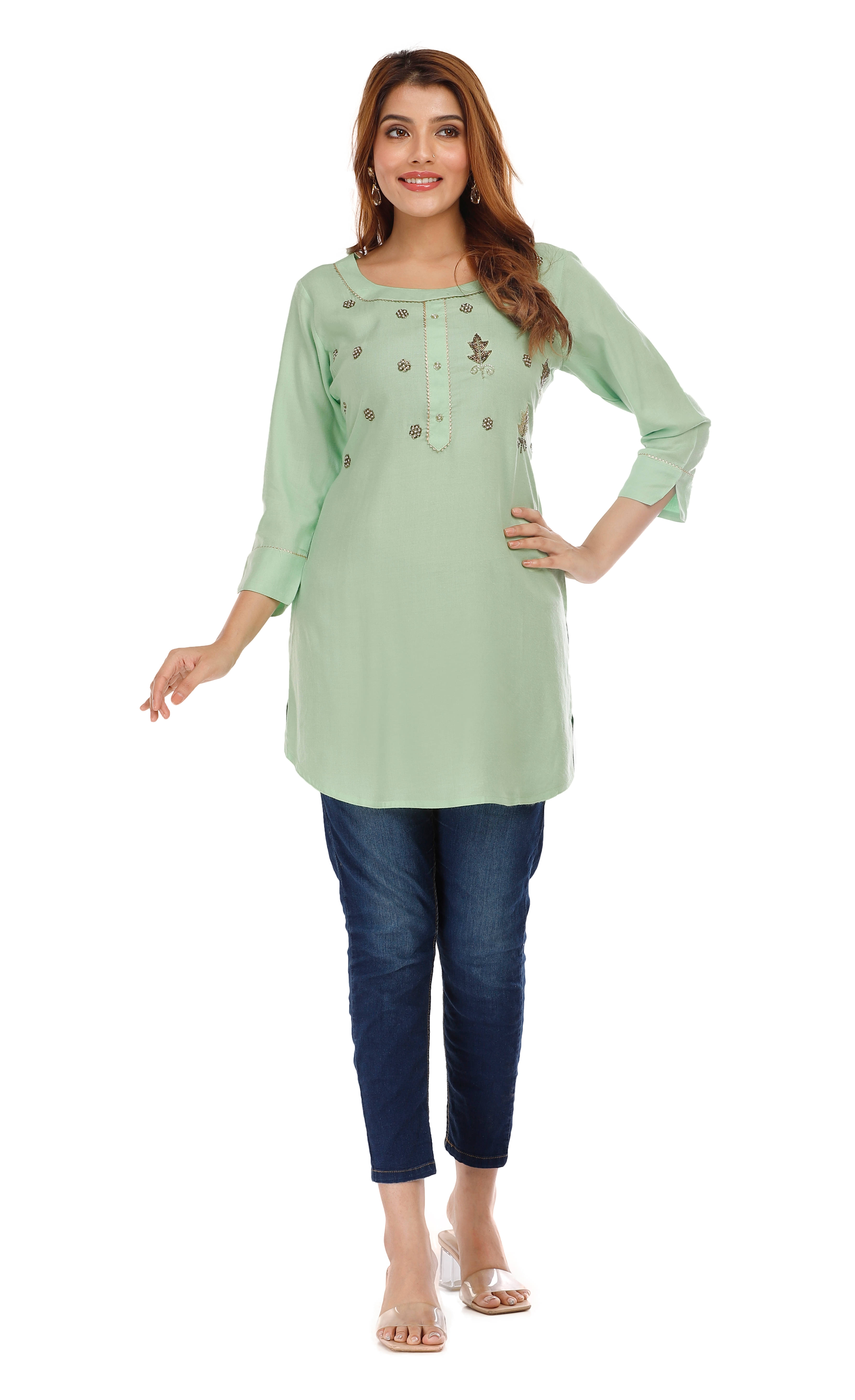     			Rayon Short Kurti For Women (Pack of 1)