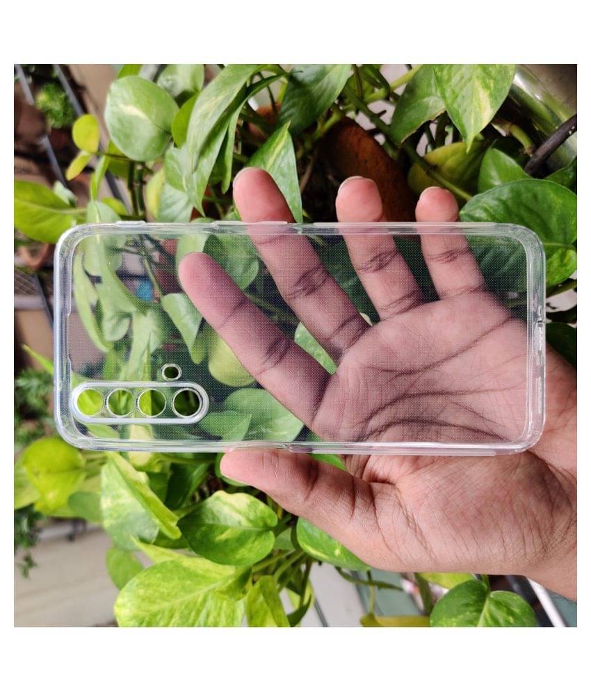     			Realme X50 Soft Silicon Cases Case Vault Covers - Transparent