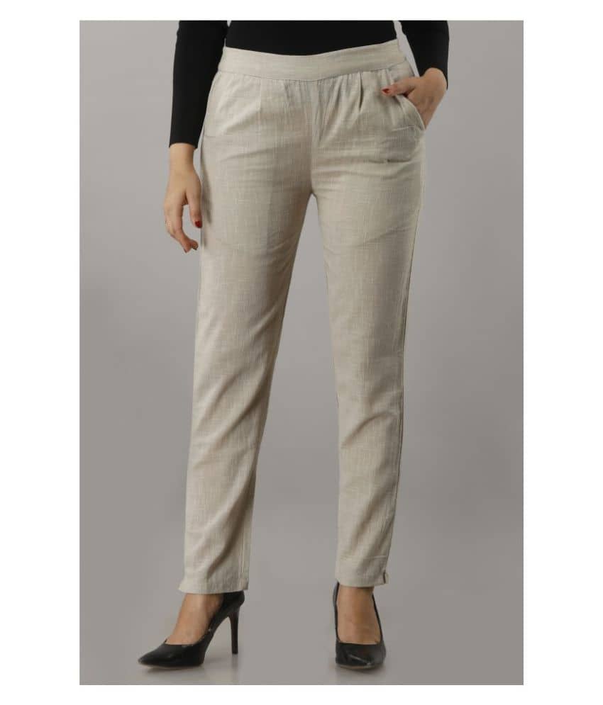 SAART BUNAAI Cotton Casual Pants - Single - Trousers | Buy online on ZillyBuy