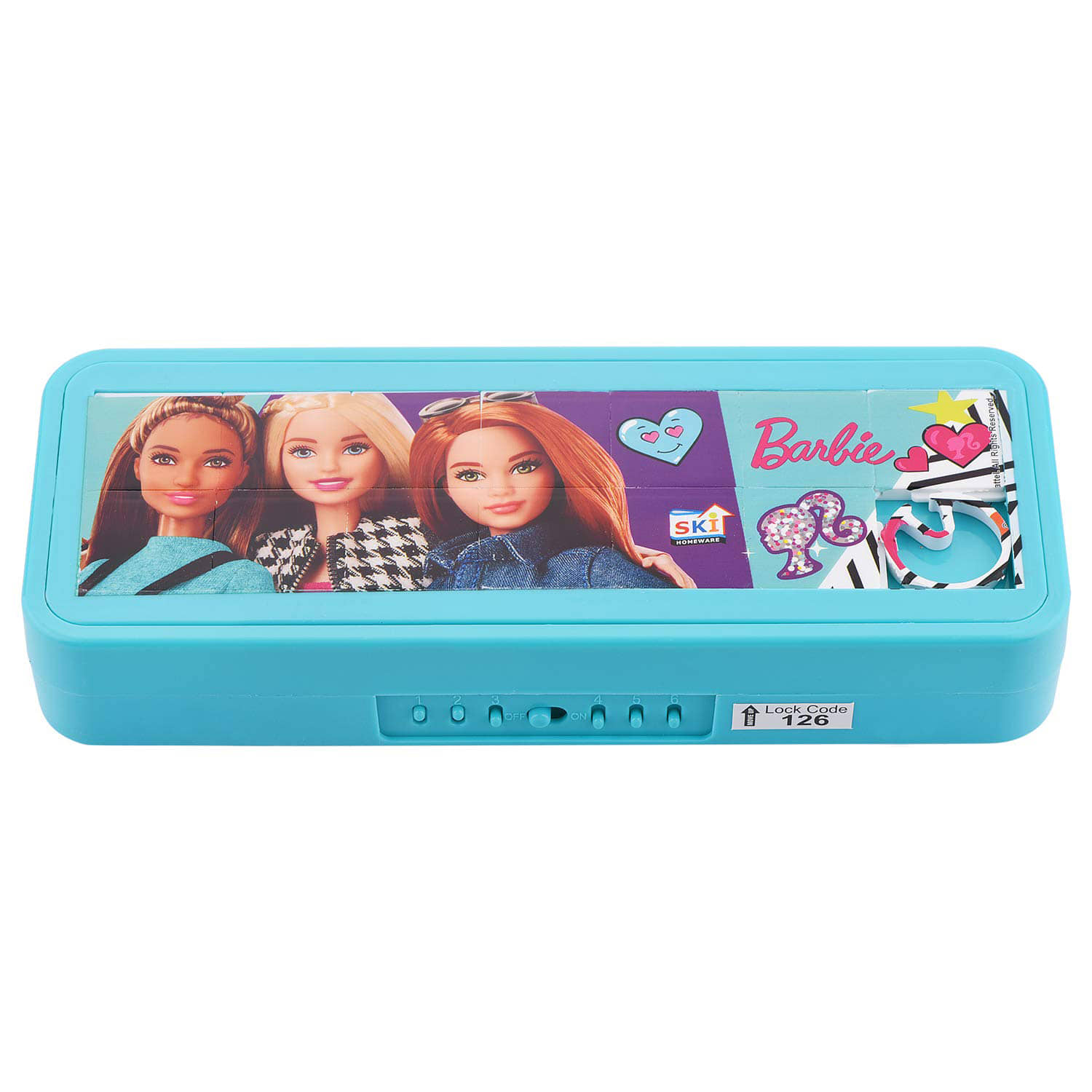 Buy SKI Homeware Puzzle Plastic Pencil Box with Number Lock