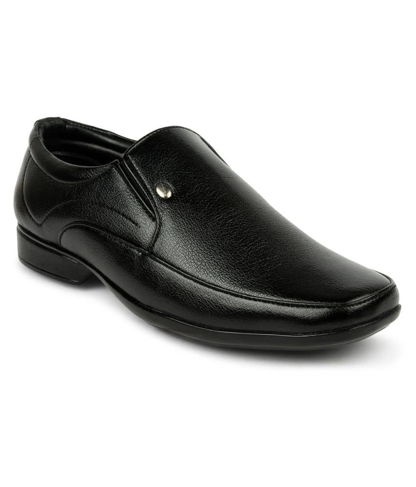 Action - Black Men's Slip On Formal Shoes - Formal Shoes | Buy online on ZillyBuy