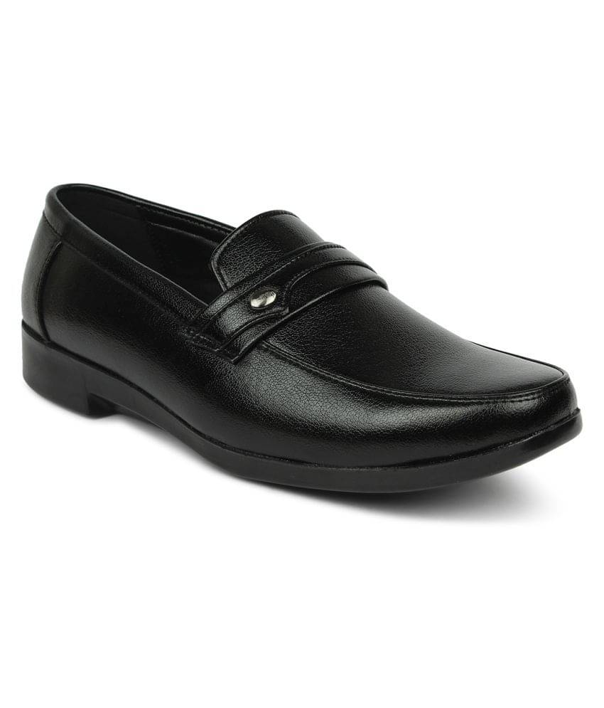 Action - Black Men's Slip On Formal Shoes Action - Black Men's Slip On Formal Shoes