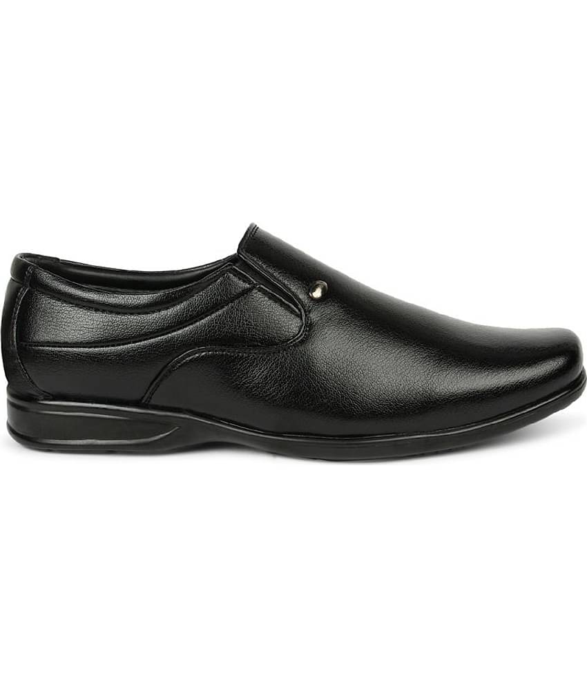 Action - Black Men's Slip On Formal Shoes