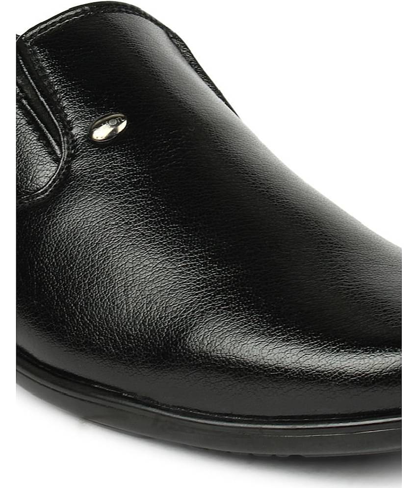 Action - Black Men's Slip On Formal Shoes