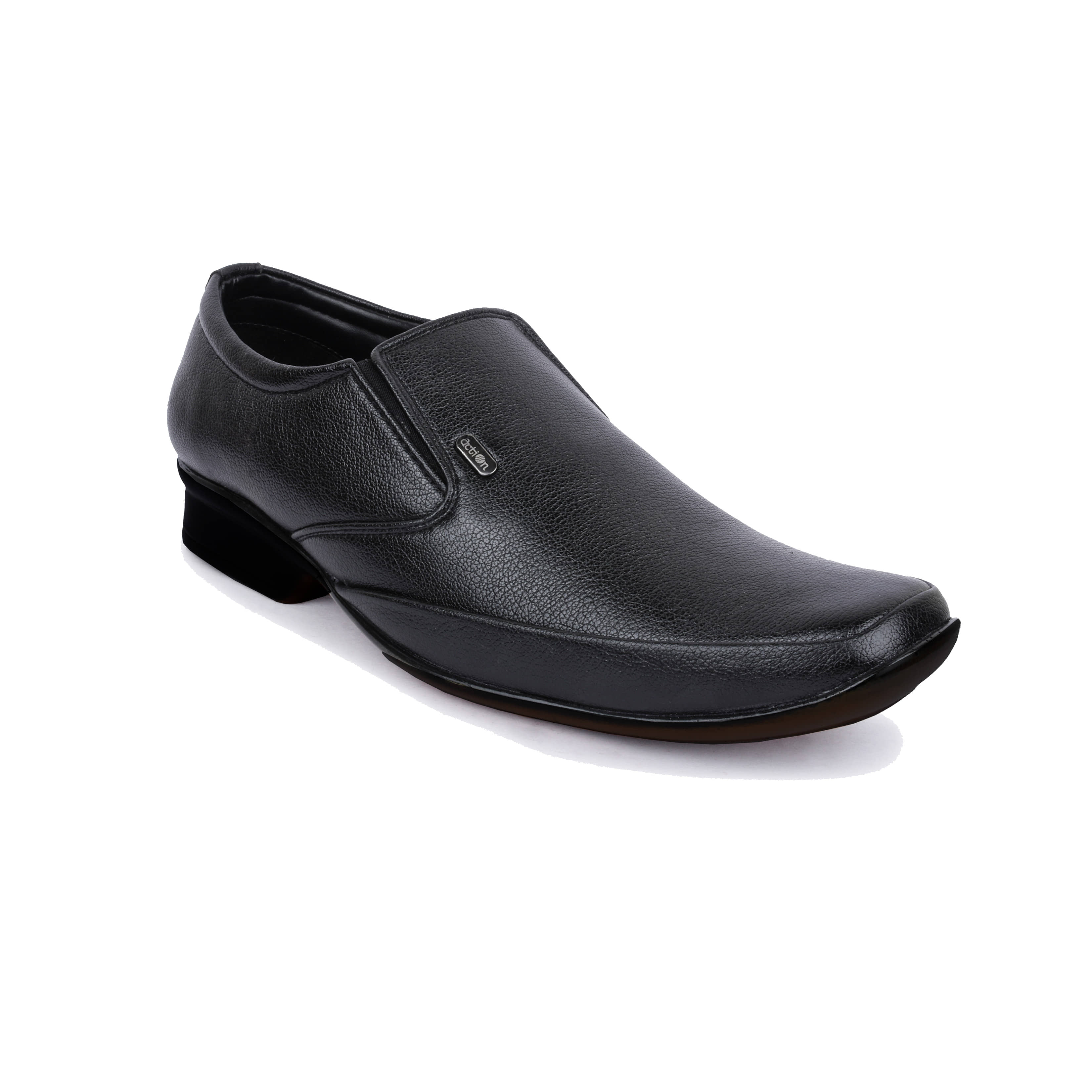 Action - Black Men's Slip On Formal Shoes - Formal Shoes | Buy online on ZillyBuy