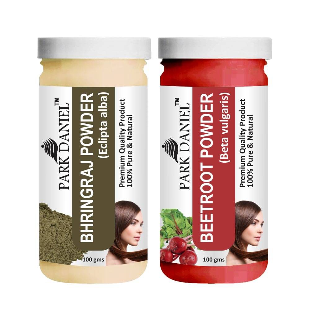     			Park Daniel  Bhringraj   & Beetroot   Powder Hair Mask 200 g Pack of 2