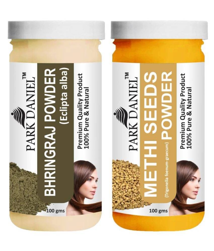     			Park Daniel Bhringraj and Meethi Powder Deep Repair Hair Mask For Damaged Hair (Pack of 2) of 100 Grams