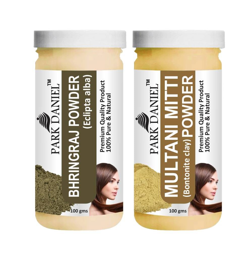     			Park Daniel  Bhringraj   & Multani Mitti   Powder Hair Mask 200 g Pack of 2