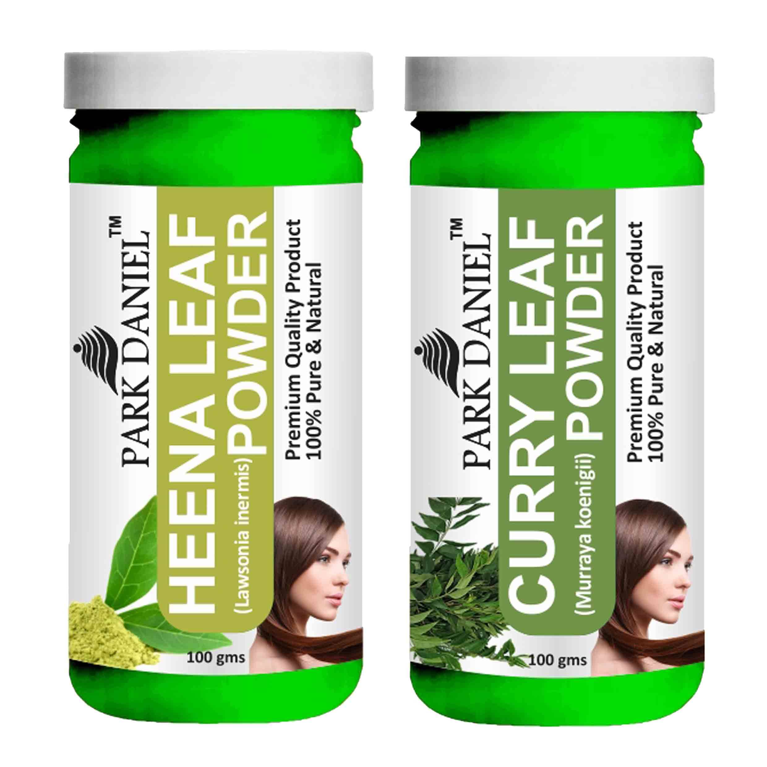     			Park Daniel   Henna Leaf    & Curry Leaf   Powder Hair Mask 200 g Pack of 2