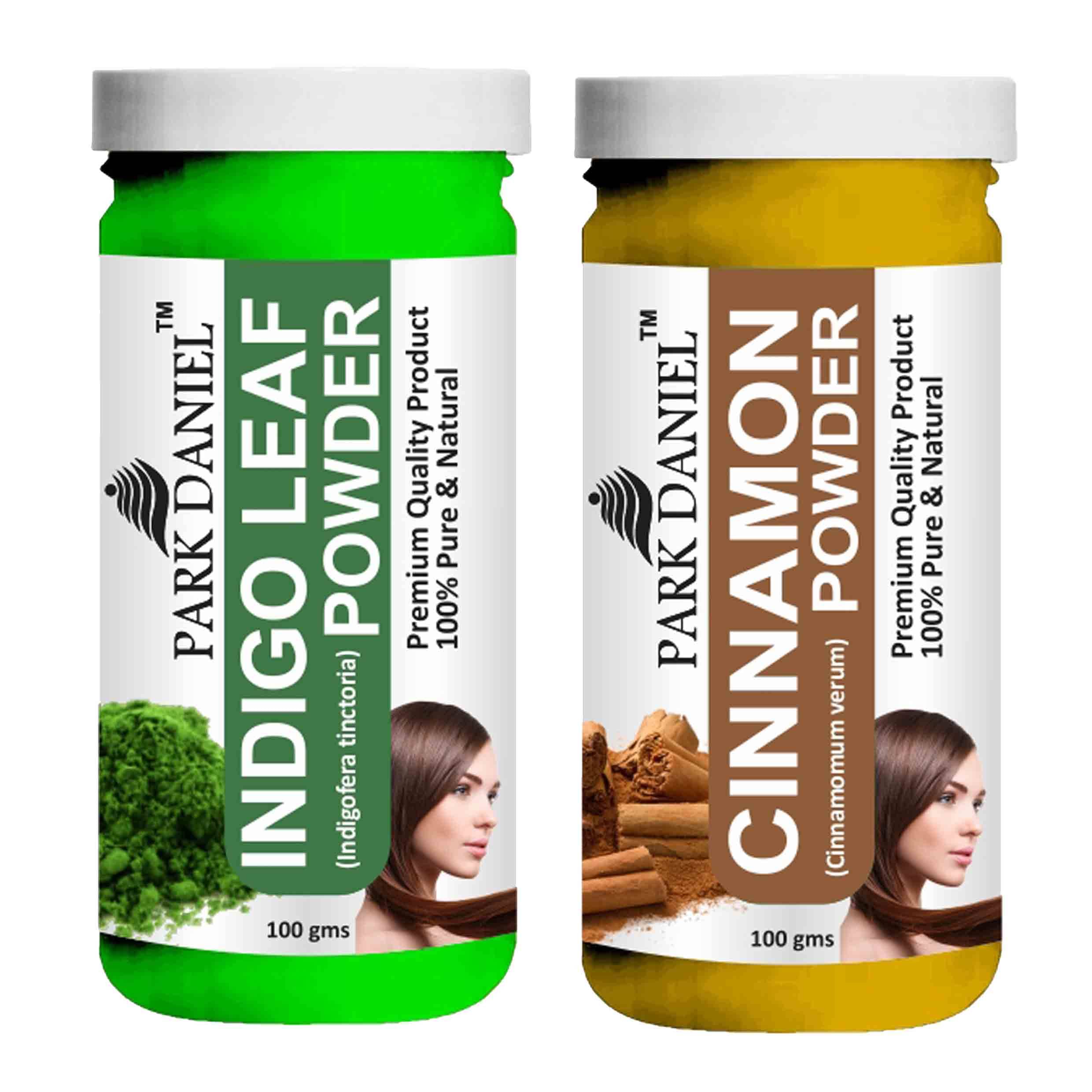     			Park Daniel  Indigo Leaf    & Cinnamon   Powder Hair Mask 200 g Pack of 2