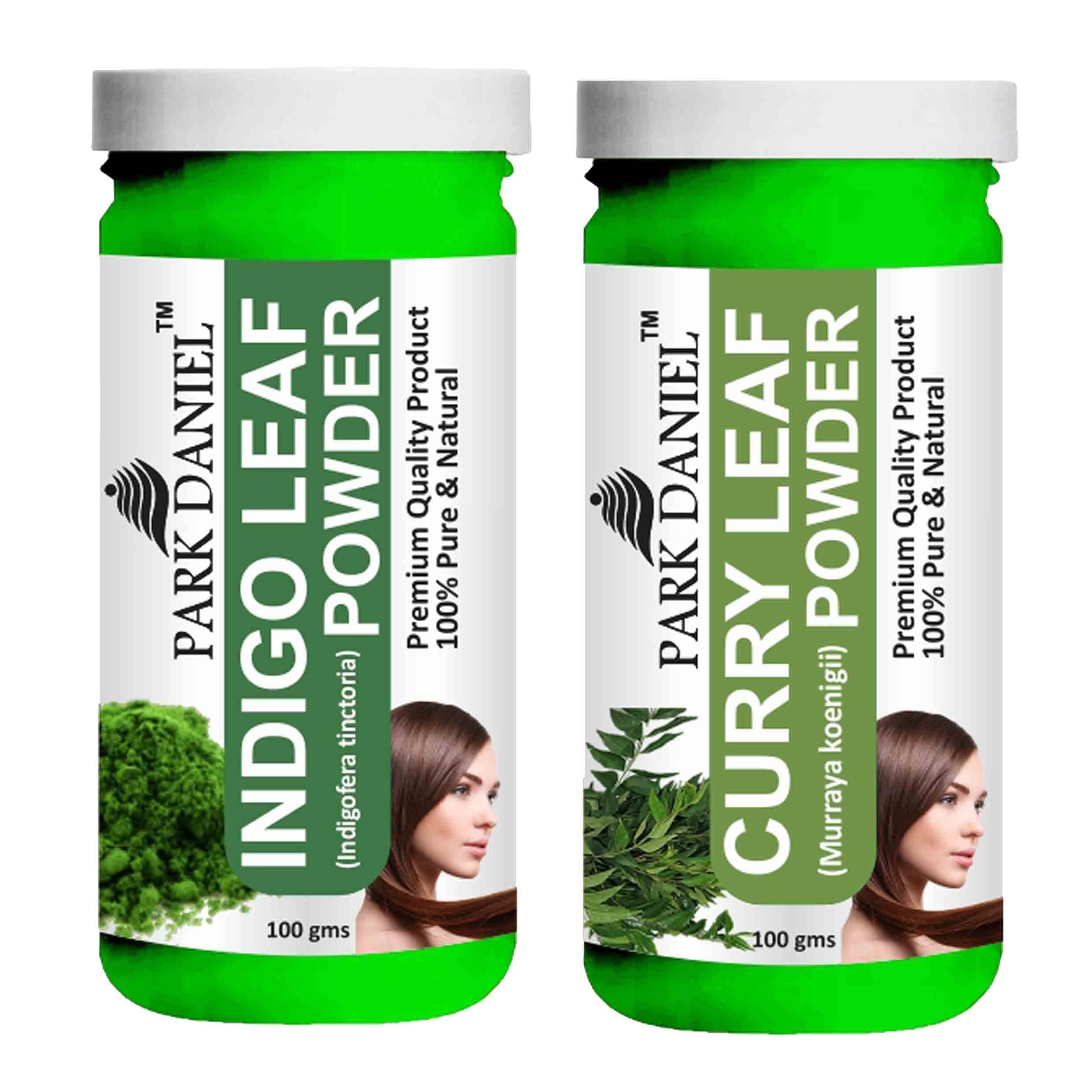     			Park Daniel  Indigo Leaf    & Curry Leaf   Powder Hair Mask 200 g Pack of 2