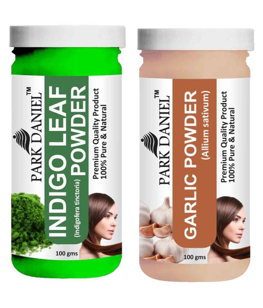     			Park Daniel  Indigo Leaf    & Garlic   Powder Hair Mask 200 g Pack of 2