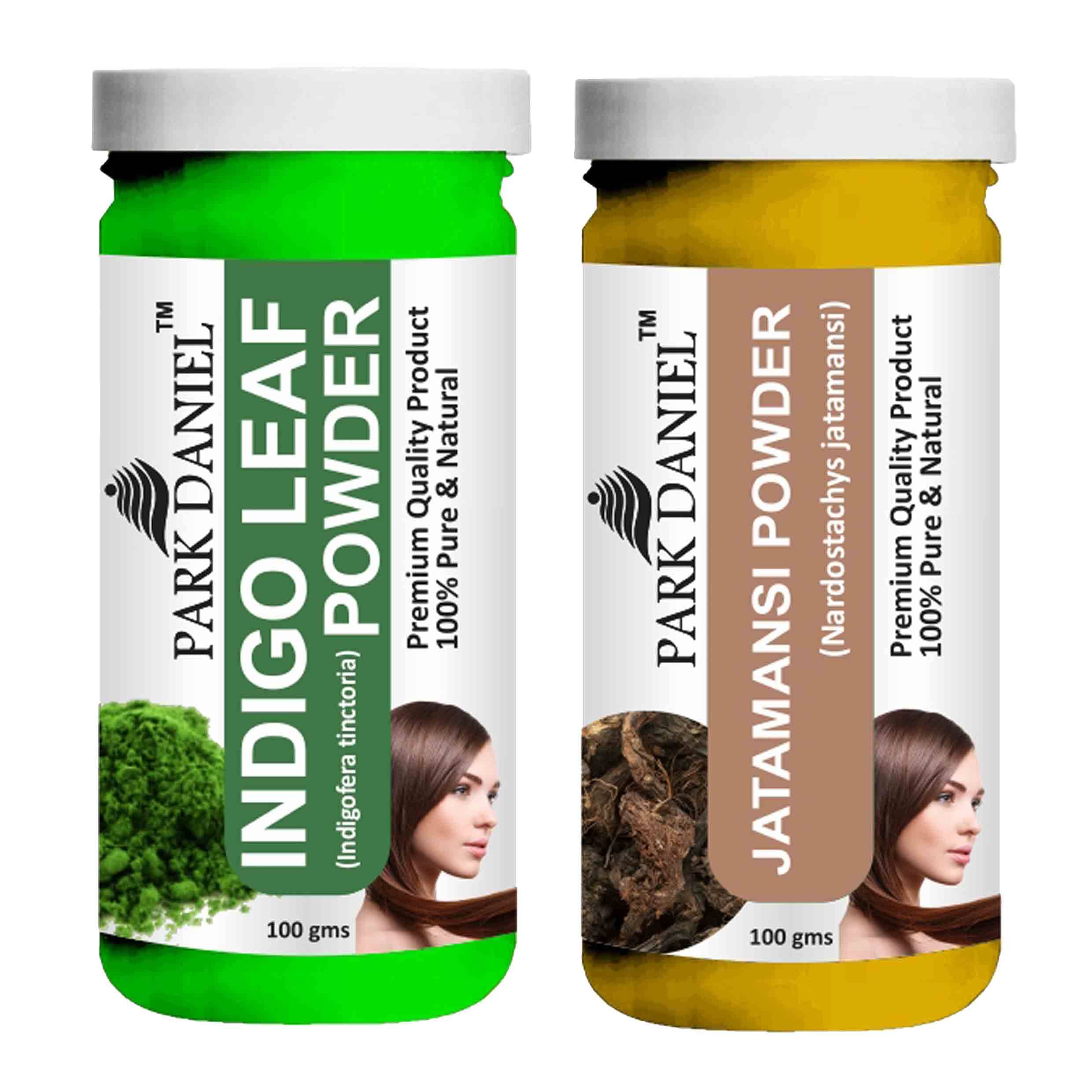     			Park Daniel Indigo Leaf and Jatamansi Powder Deep Conditioning Hair Mask For Damaged Hair Pack of 2 of 100 Grams(200 Grams)