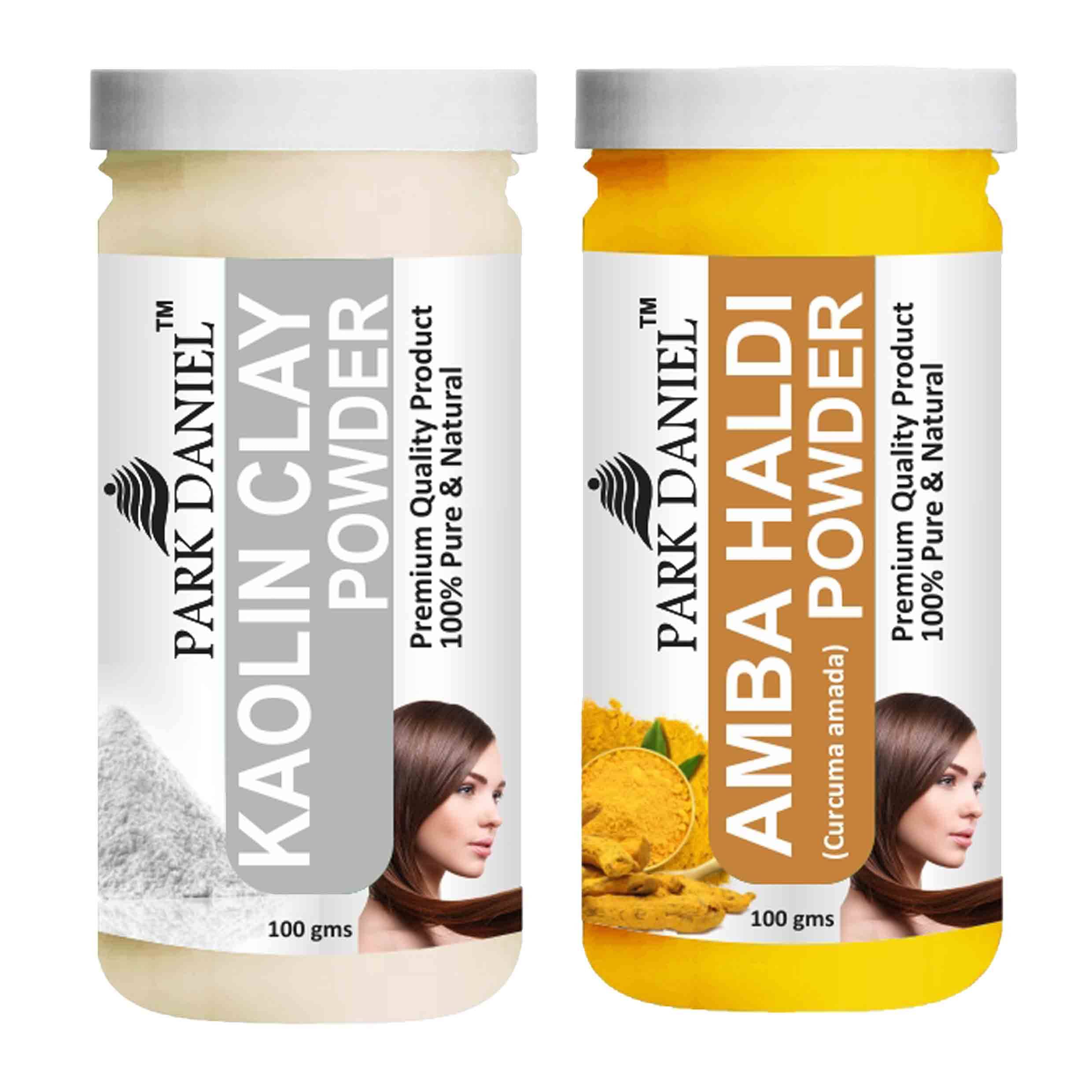     			Park Daniel   Kaolin   & Amba Haldi   Powder Hair Mask 200 g Pack of 2