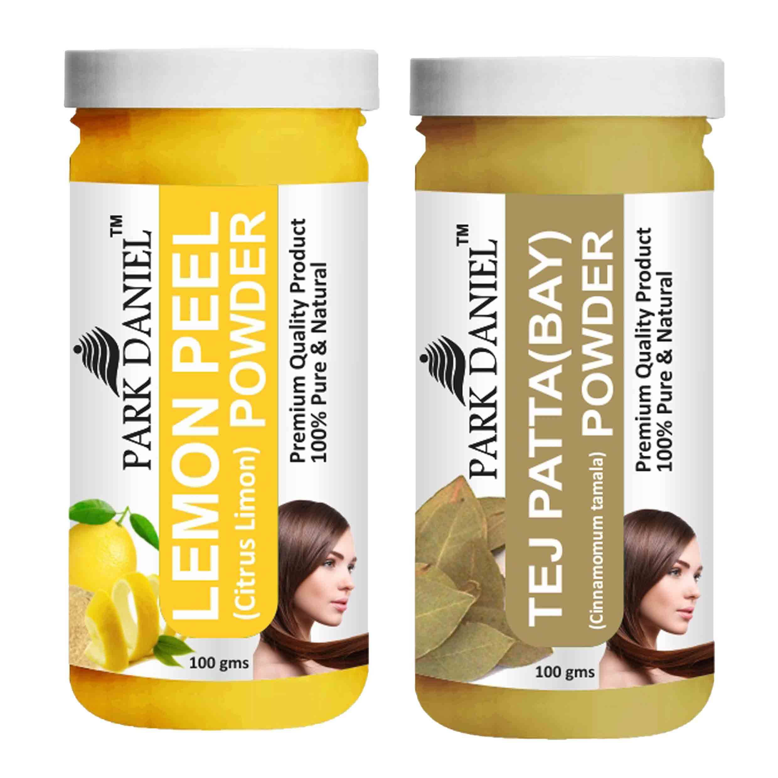     			Park Daniel  Lemon   & Tej Patta(Bay)   Powder Hair Mask 200 g Pack of 2