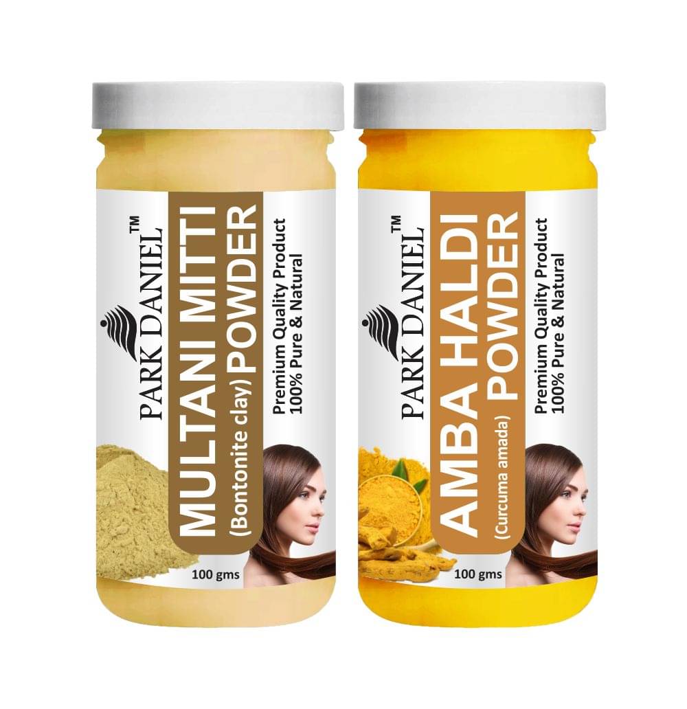     			Park Daniel  Multani Mitti   &  Amba Haldi  Hair Mask 200 g Pack of 2