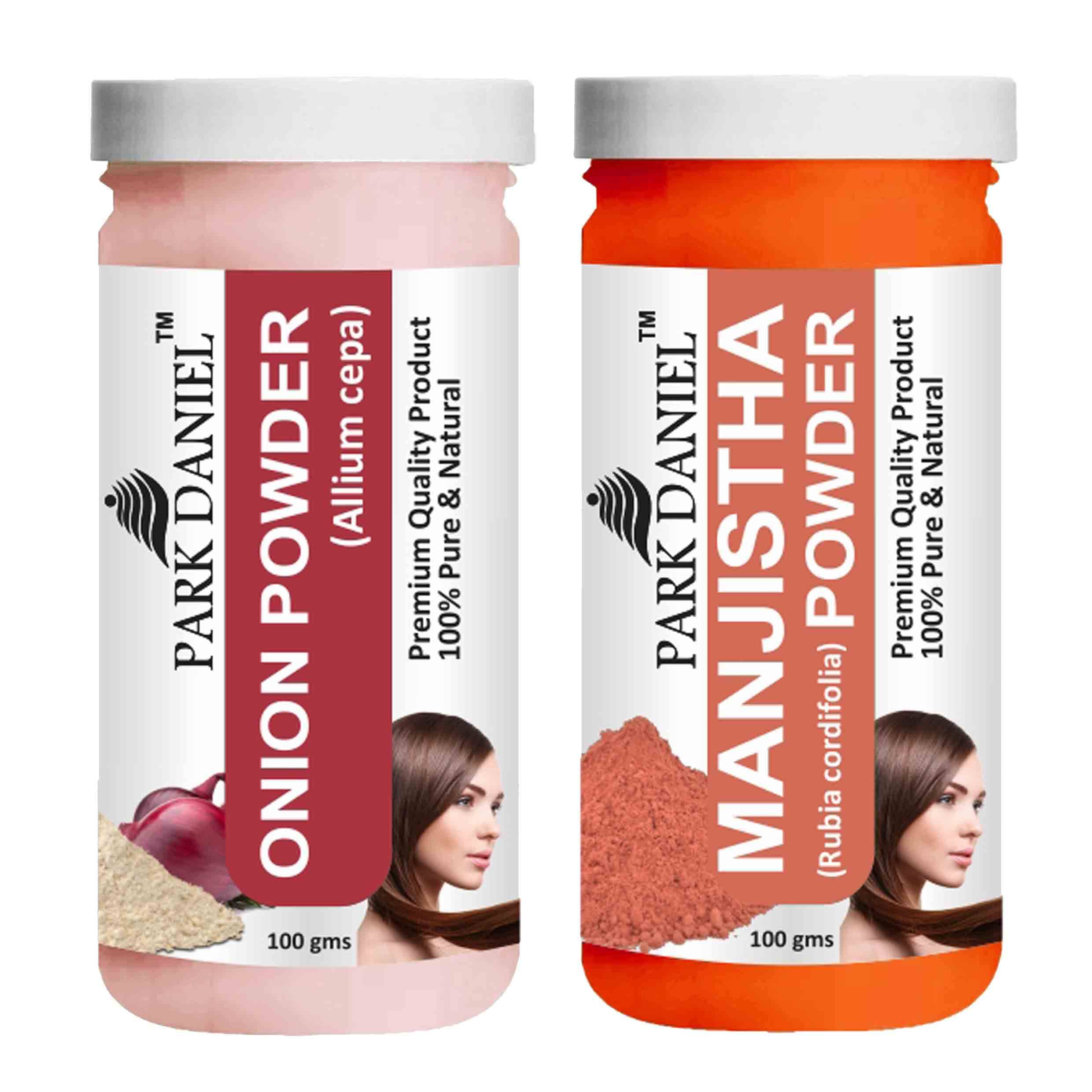     			Park Daniel    Onion     & Manjistha Leaf   Powder Hair Mask 200 g Pack of 2