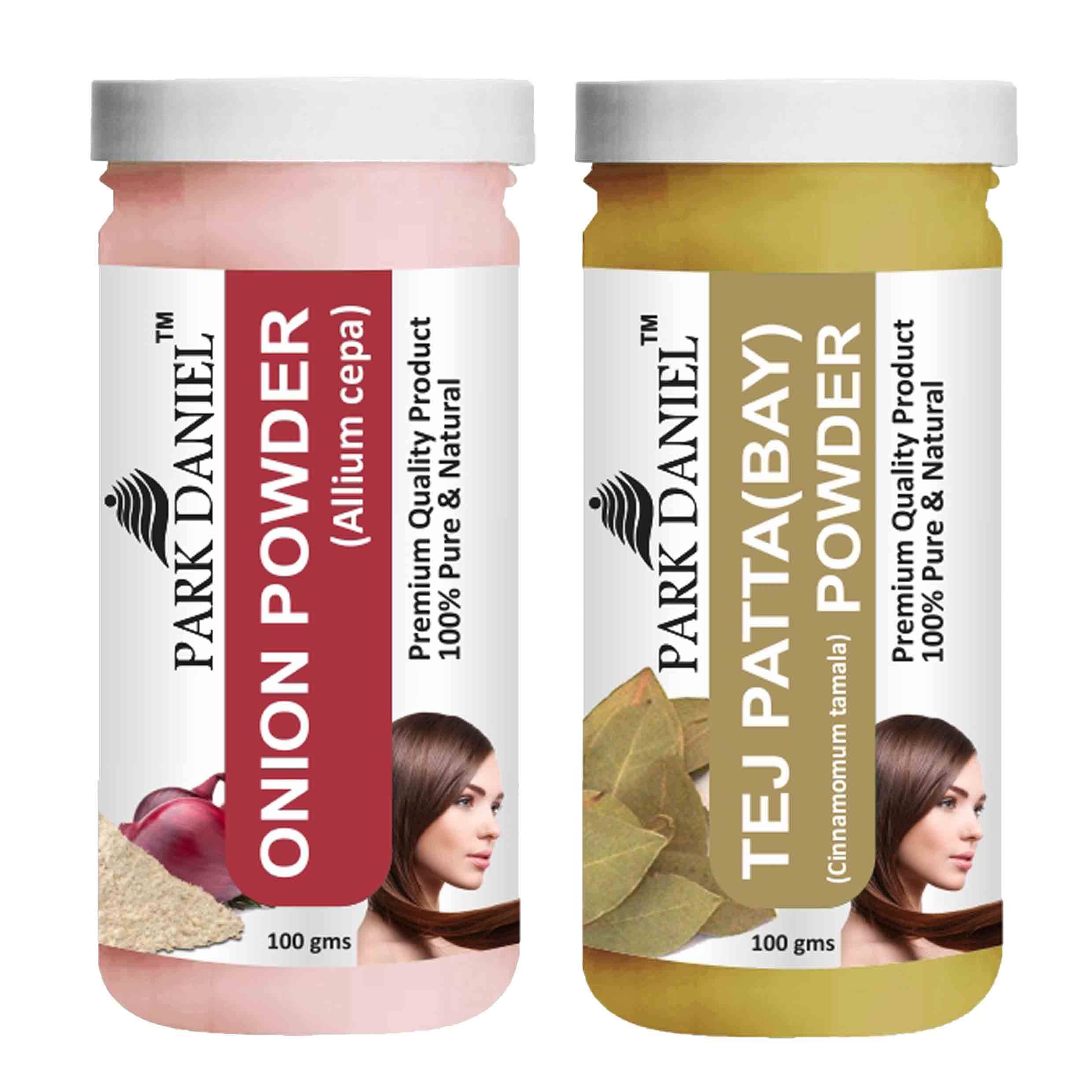     			Park Daniel    Onion     & Tej Patta(Bay)   Powder Hair Mask 200 g Pack of 2