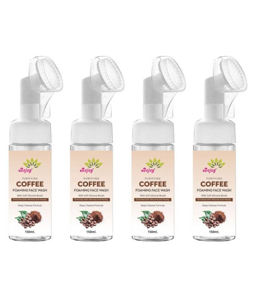 BEJOY Coffee Foaming Face Wash Face Wash 600 mL Pack of 4 BEJOY Coffee Foaming Face Wash Face Wash 600 mL Pack of 4