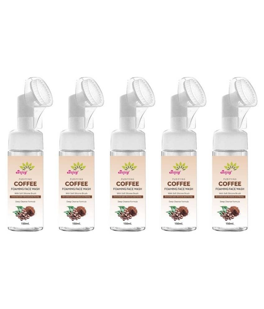 BEJOY Coffee Foaming Face Wash Face Wash 750 mL Pack of 5 BEJOY Coffee Foaming Face Wash Face Wash 750 mL Pack of 5