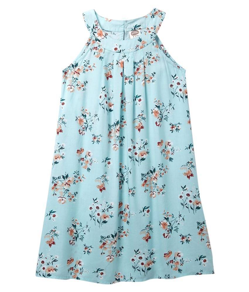     			Cub Mcpaws Rayon A-line For Girls ( Pack of 1 , Blue )