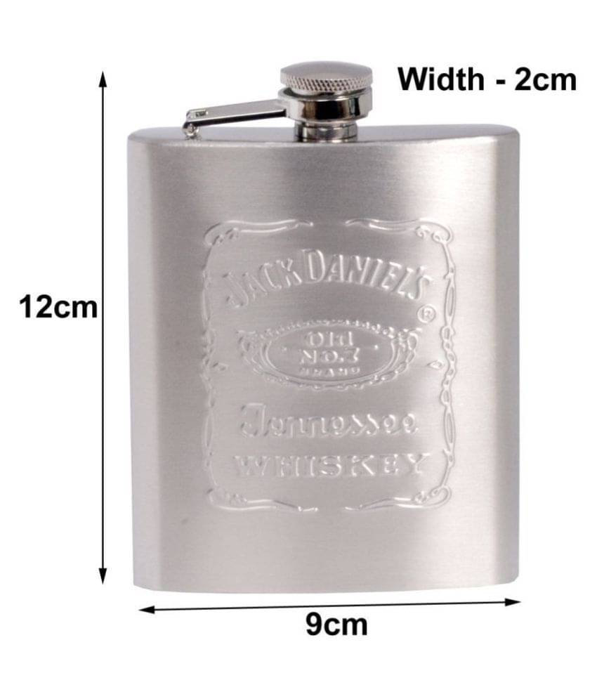     			JGG JAIN GIFT GALLERY Steel Hip Flask