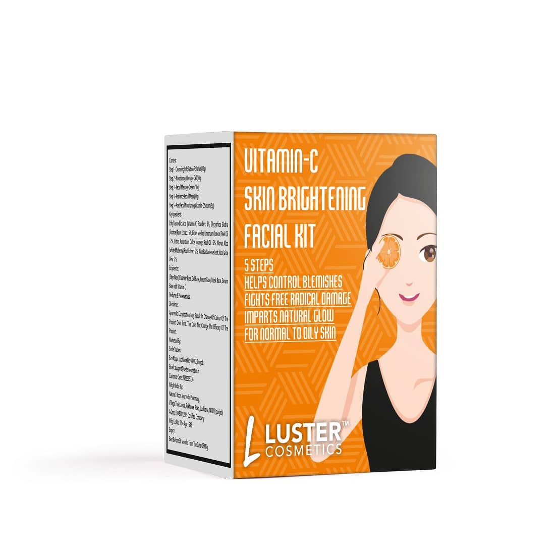 Luster Cosmetics - Skin Brightening Facial Kit For Combination Skin ( Pack of 1 )