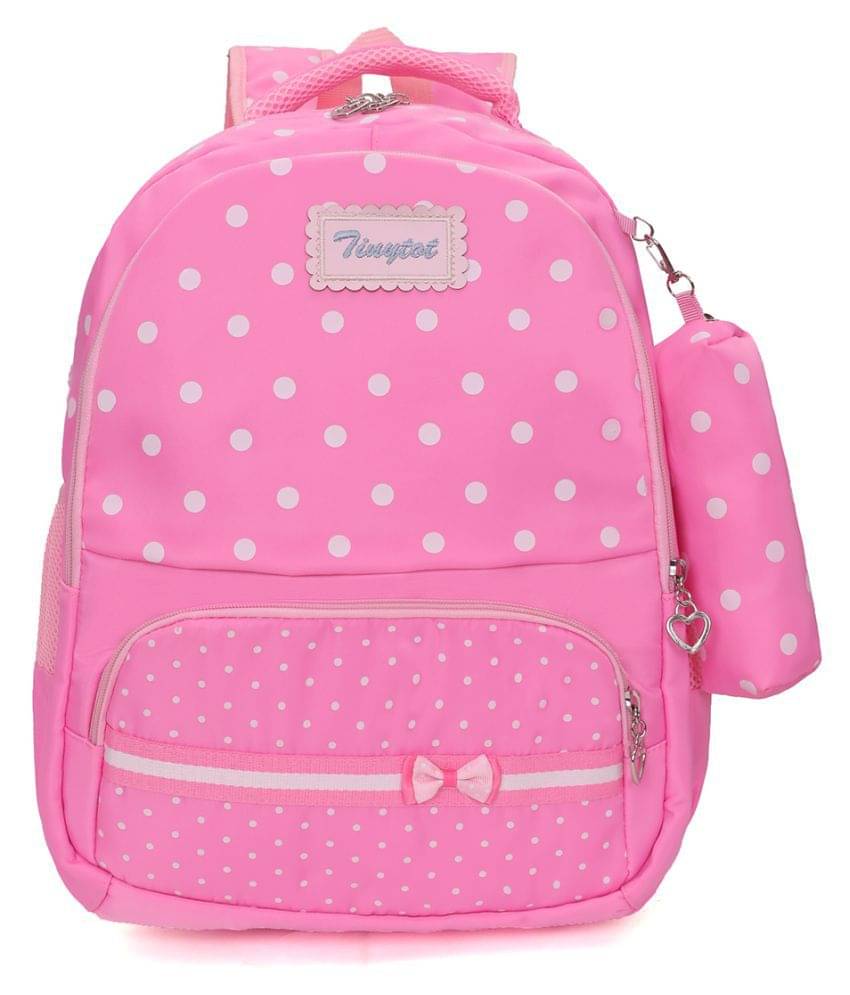 Tinytot 30 Ltrs Baby Pink School Bag for Boys & Girls Tinytot 30 Ltrs Baby Pink School Bag for Boys & Girls