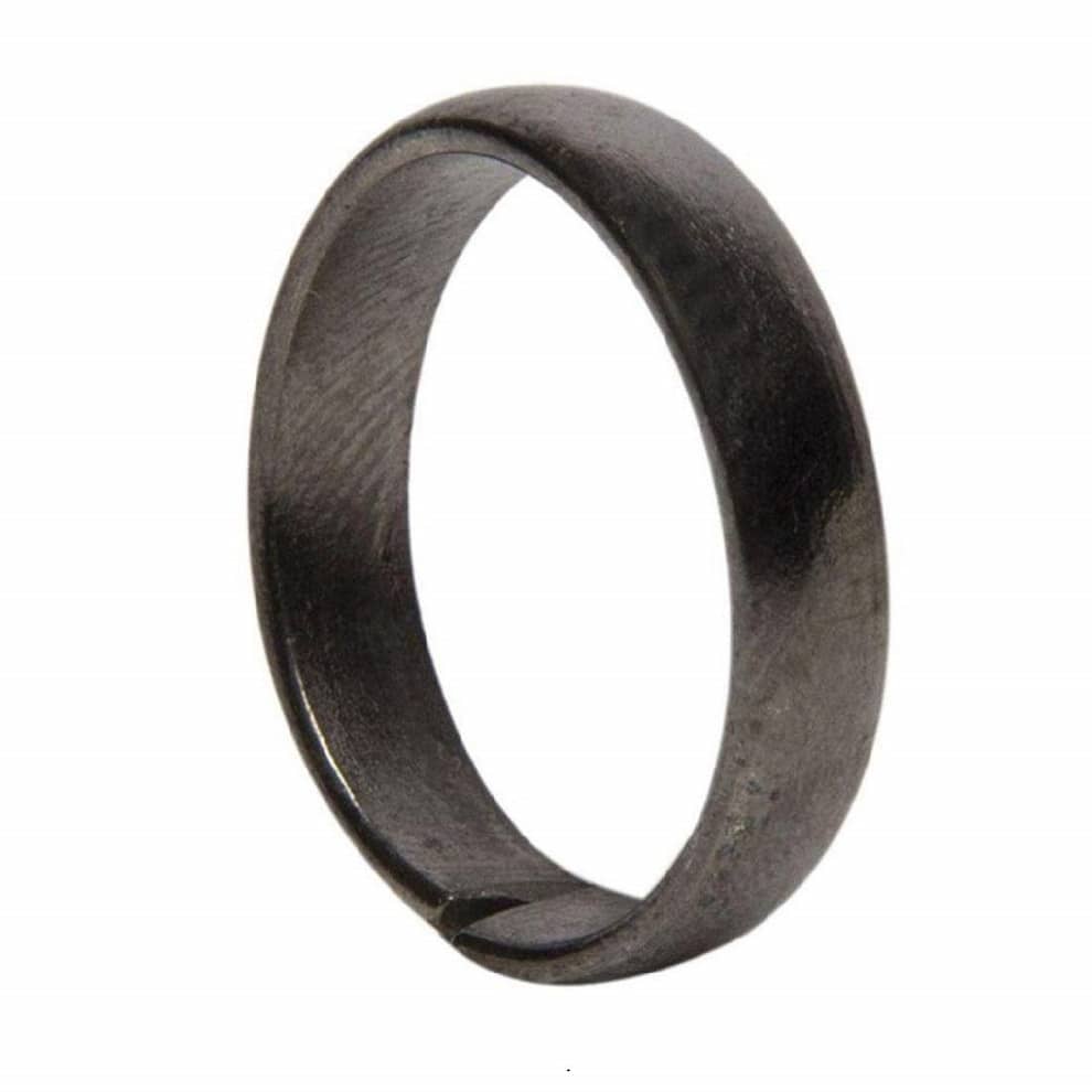 ASTRODIDI Black Horse Shoe Iron Ring Shani Dosh Niwaran Kale Ghode ki Naal Ka Challa (Ring Size 16)