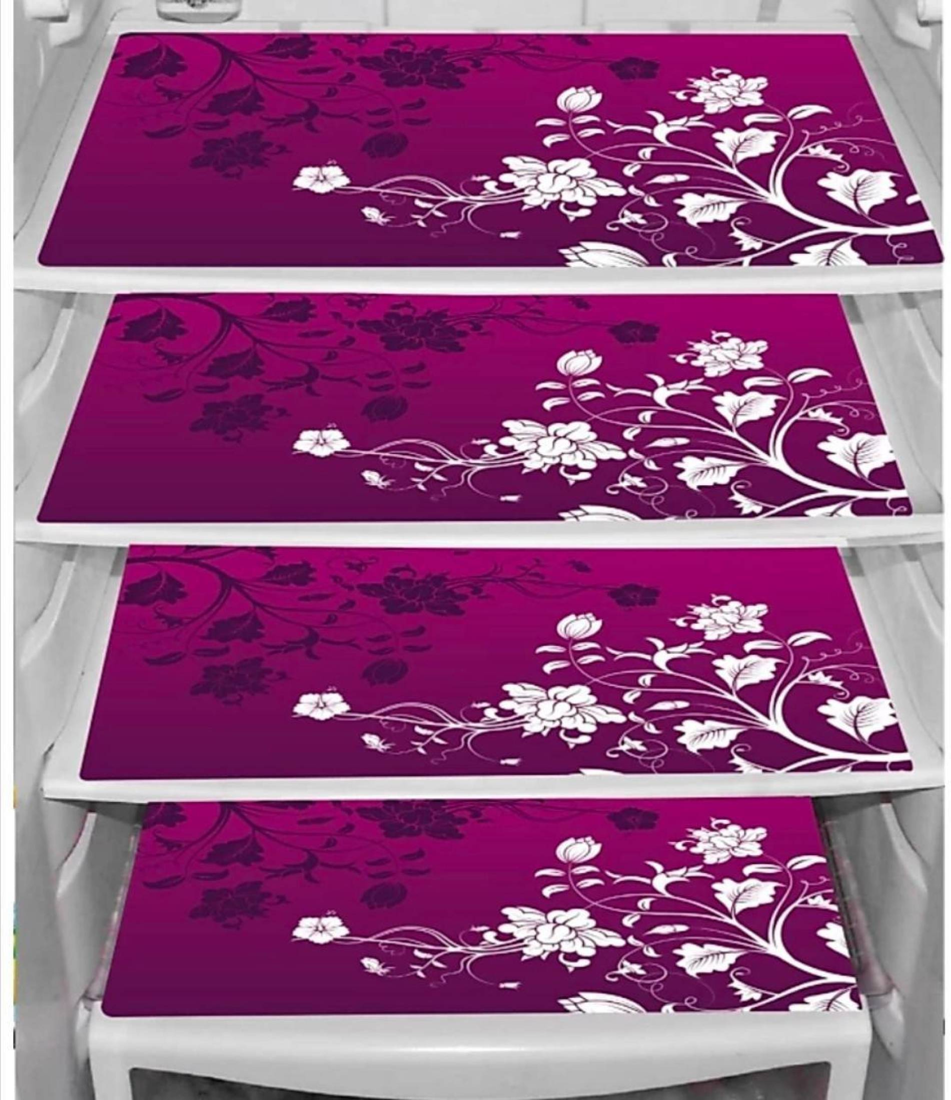 Exopick - Pink PVC Fridge Mats (Pack of 4) Exopick - Pink PVC Fridge Mats (Pack of 4)